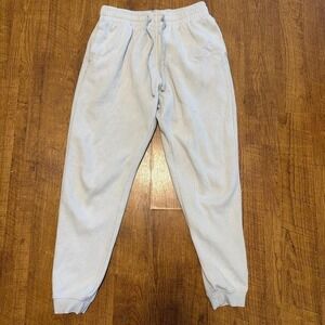 HM Regular Fit Joggers Light Gray Fleece Sweatpants Mens Small P/N 0970817 5